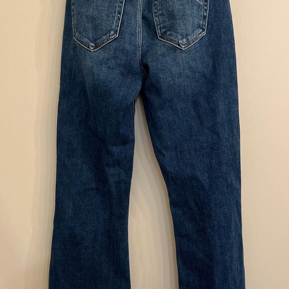 Hidden Blue Denim Jeans with Brown Patch - Picture 7 of 11